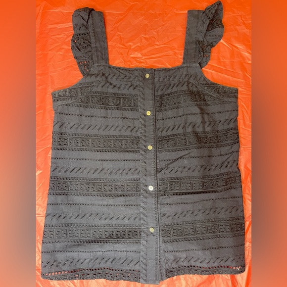 Loft small navy stitched tank - Picture 1 of 5